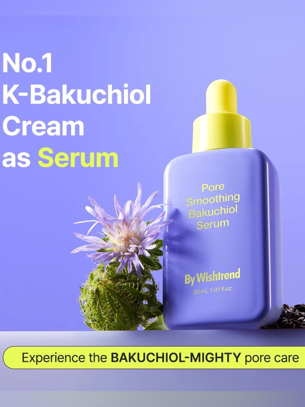 NEW BY WISHTREND Pore Smoothing Bakuchiol Serum